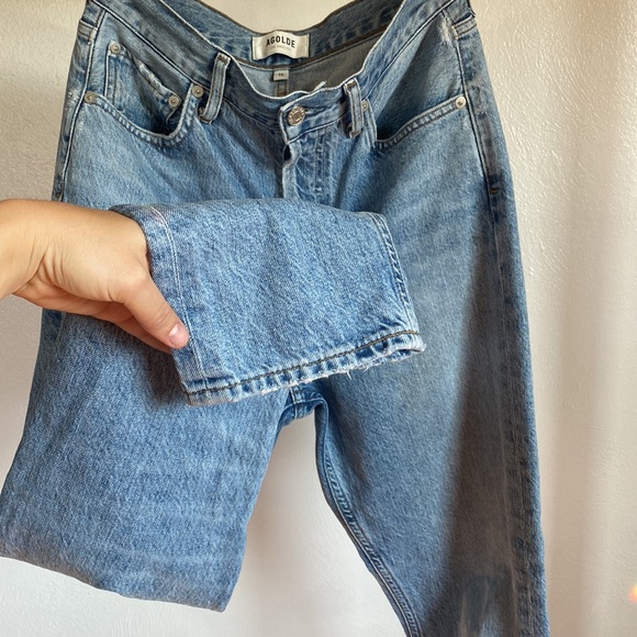 Agolde, riley, medium blue, size 25 - Picture 8 of 8